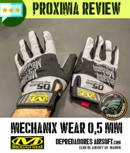 review guantes mechanix airsoft